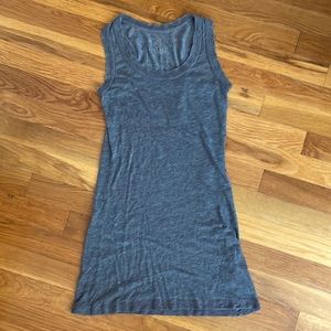 Chaser purple/grey racerback cotton tank